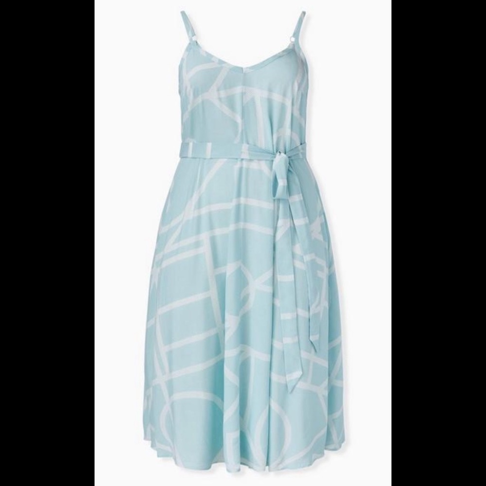 NWT Torrid Light Blue Midi Dress